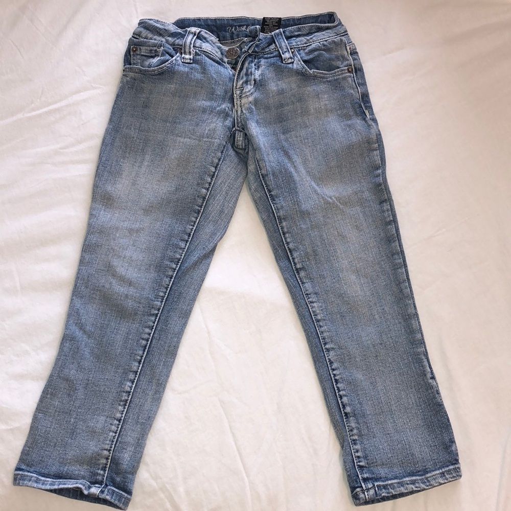 Blue jean capris size 0